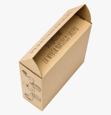 elegancki nadruk na opakowaniu wysyłkowym wyjątkowa zawartość