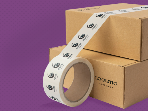 taśma klejąca z logo